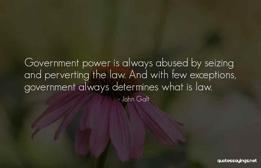 Power And Abuse Quotes By John Galt