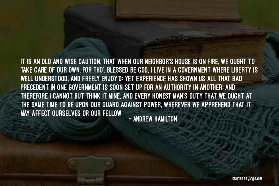 Power And Freedom Quotes By Andrew Hamilton