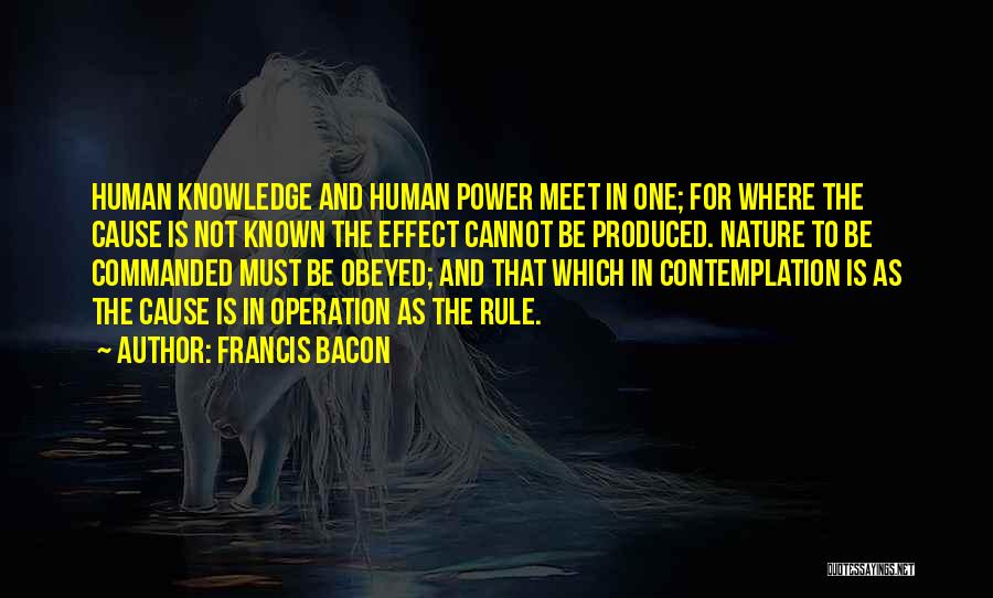 Power And Human Nature Quotes By Francis Bacon