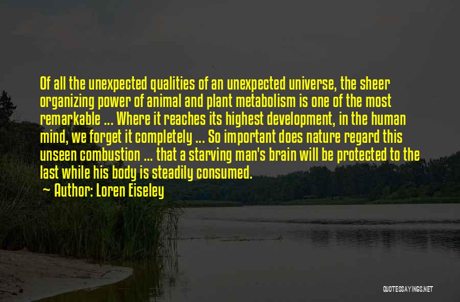 Power And Human Nature Quotes By Loren Eiseley