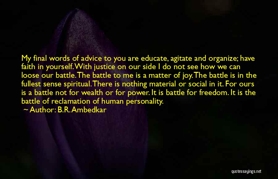 Power And Justice Quotes By B.R. Ambedkar