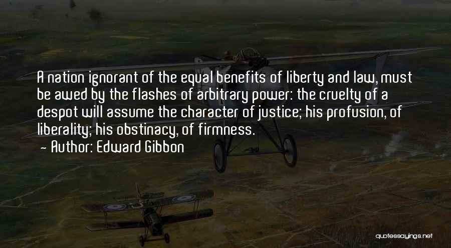 Power And Justice Quotes By Edward Gibbon