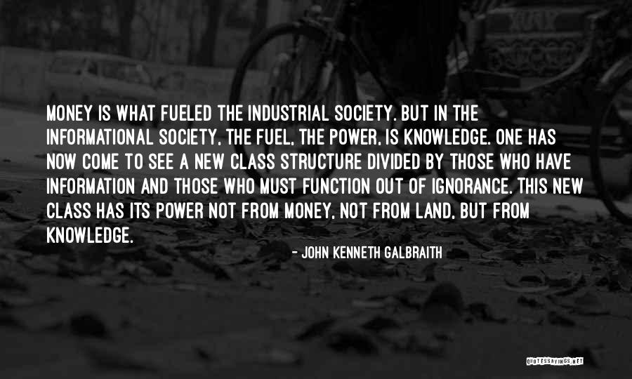 Power And Knowledge Quotes By John Kenneth Galbraith