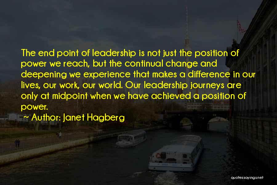 Power And Leadership Quotes By Janet Hagberg