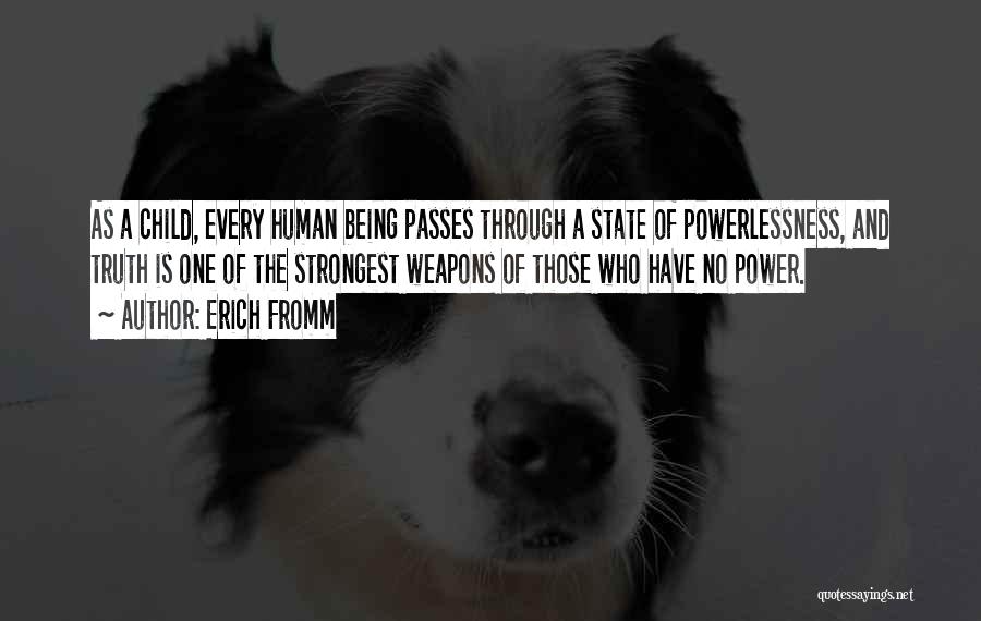 Power And Powerlessness Quotes By Erich Fromm