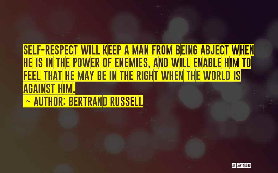 Power And Respect Quotes By Bertrand Russell