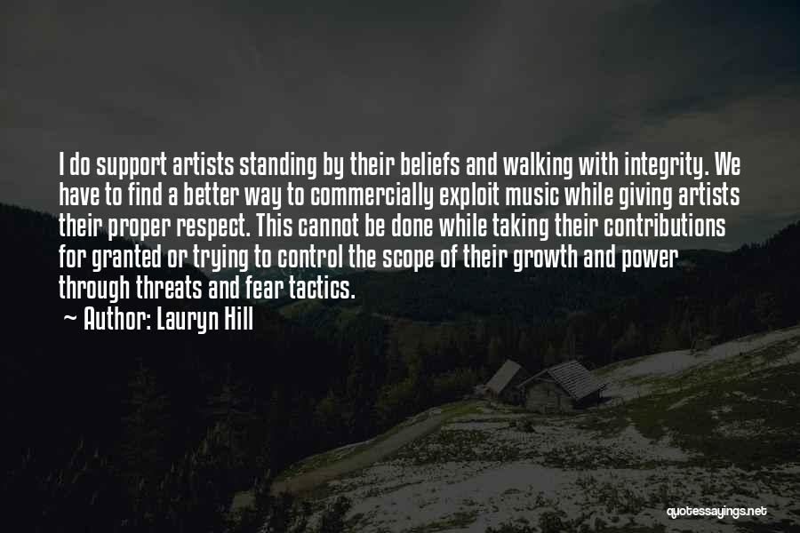 Power And Respect Quotes By Lauryn Hill