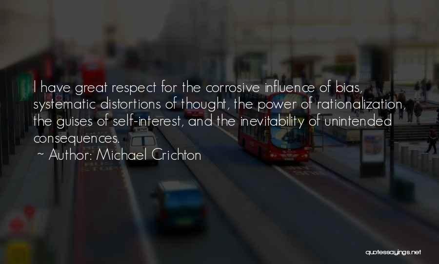 Power And Respect Quotes By Michael Crichton