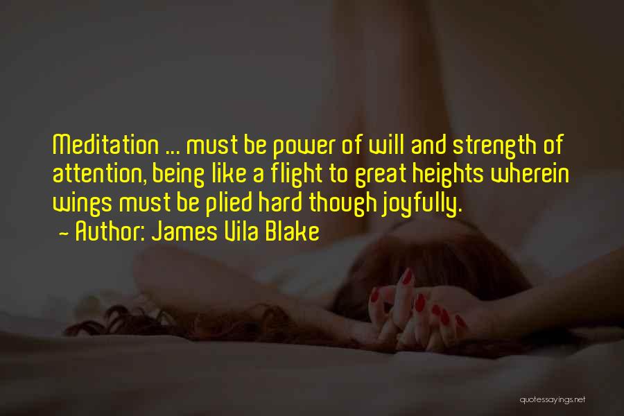 Power And Strength Quotes By James Vila Blake