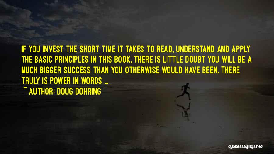 Power And Success Quotes By Doug Dohring