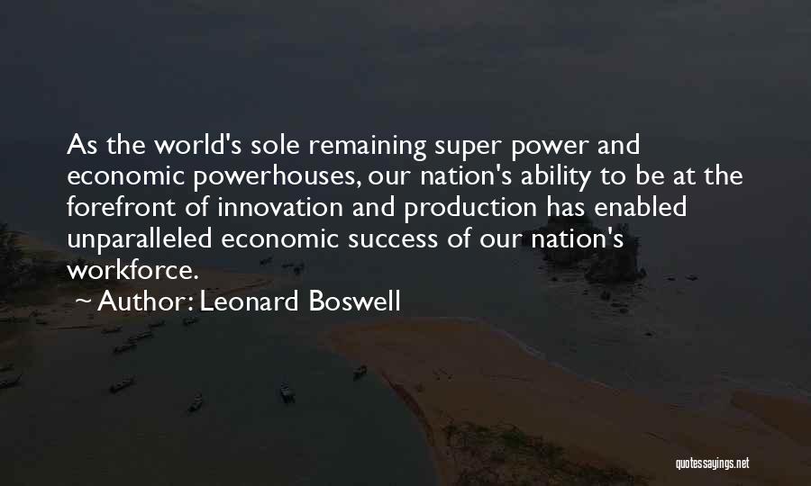 Power And Success Quotes By Leonard Boswell