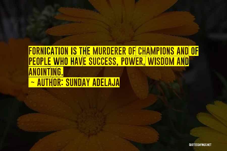 Power And Success Quotes By Sunday Adelaja