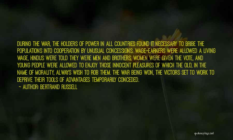 Power And War Quotes By Bertrand Russell