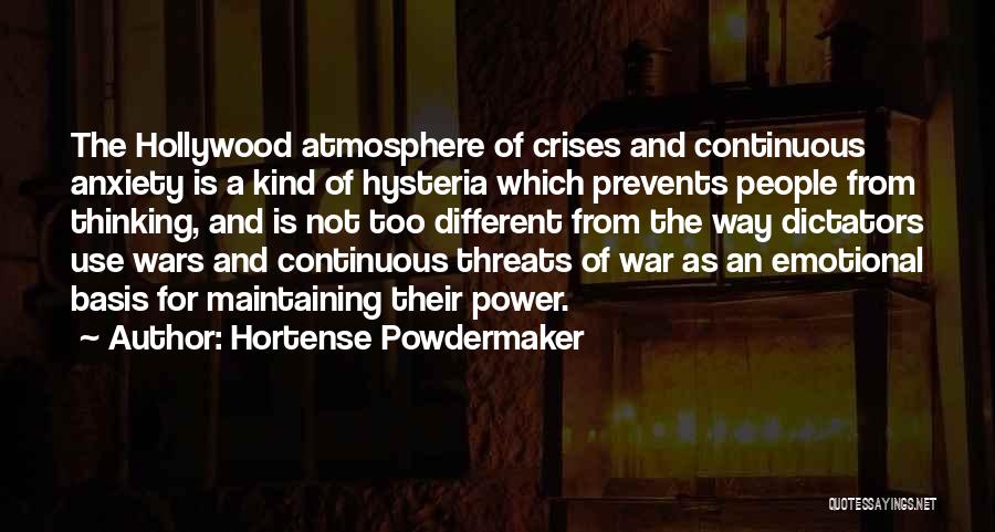 Power And War Quotes By Hortense Powdermaker
