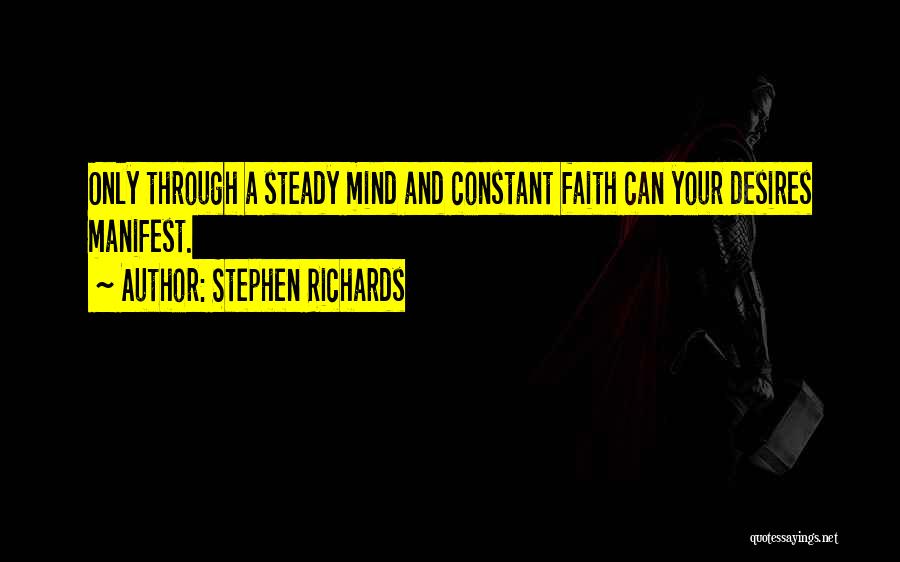 Power And Wealth Quotes By Stephen Richards