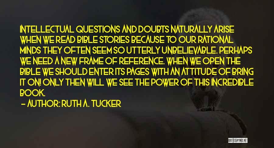 Power Book Quotes By Ruth A. Tucker