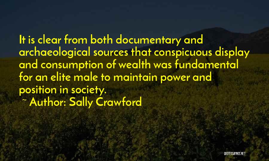 Power Consumption Quotes By Sally Crawford