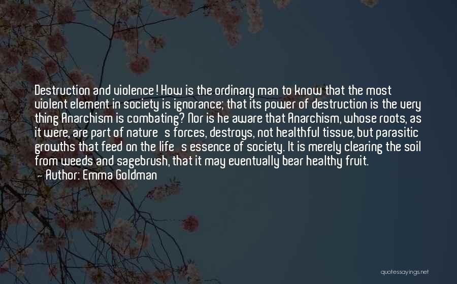 Power Destroys Quotes By Emma Goldman