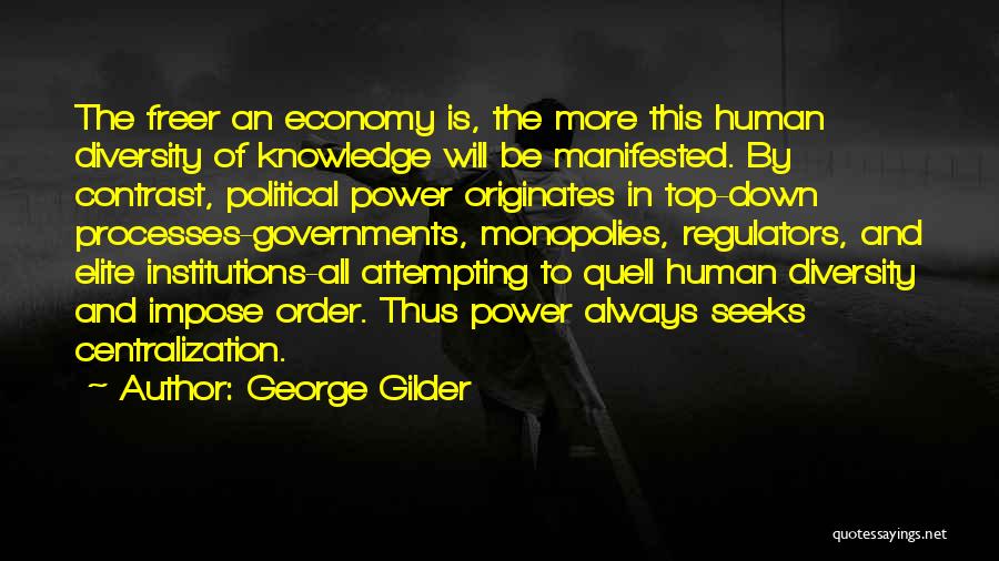 Power Elite Quotes By George Gilder