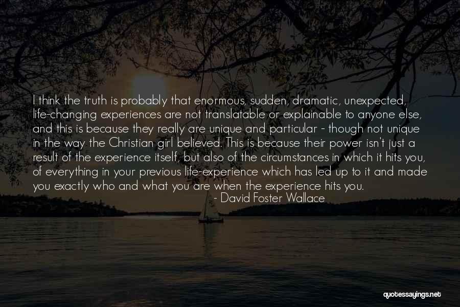 Power Girl Quotes By David Foster Wallace Power Girl Quotes By David Foster Wallace