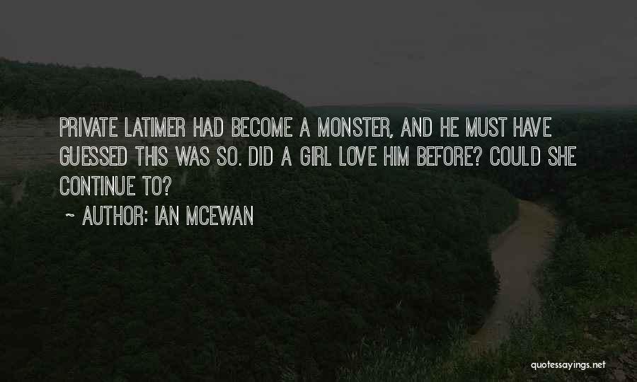 Power Girl Quotes By Ian McEwan