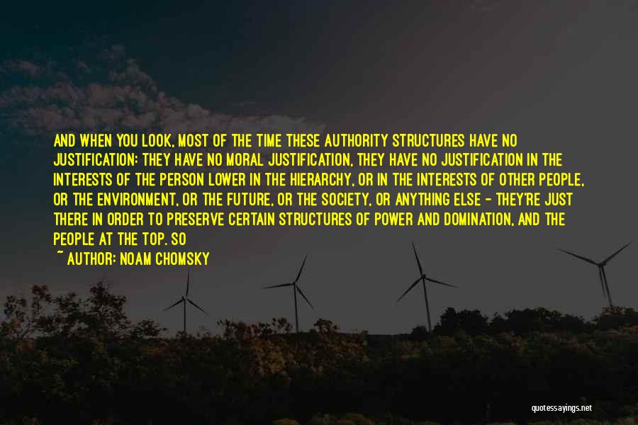 Power Hierarchy Quotes By Noam Chomsky