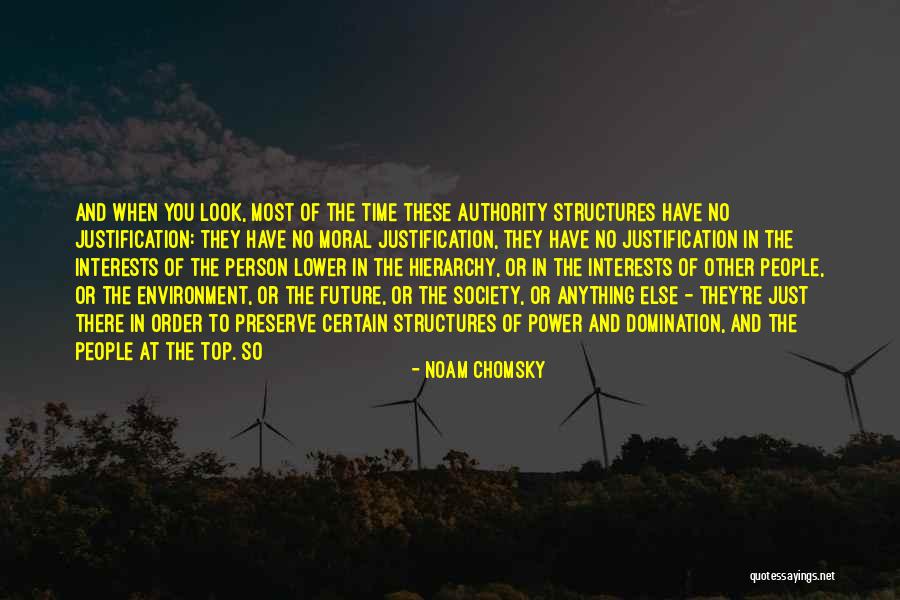 Power Hierarchy Quotes By Noam Chomsky