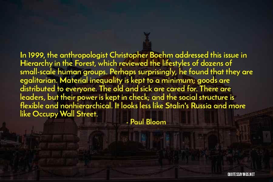 Power Hierarchy Quotes By Paul Bloom