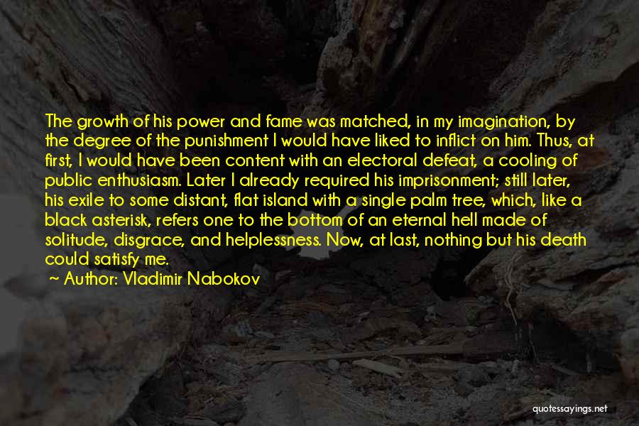 Power In Disgrace Quotes By Vladimir Nabokov