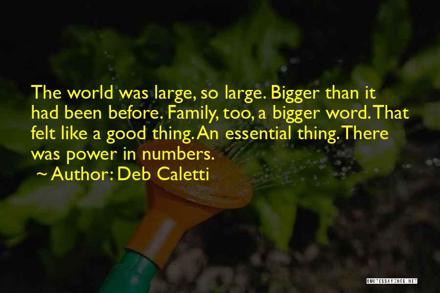 Power In Numbers Quotes By Deb Caletti