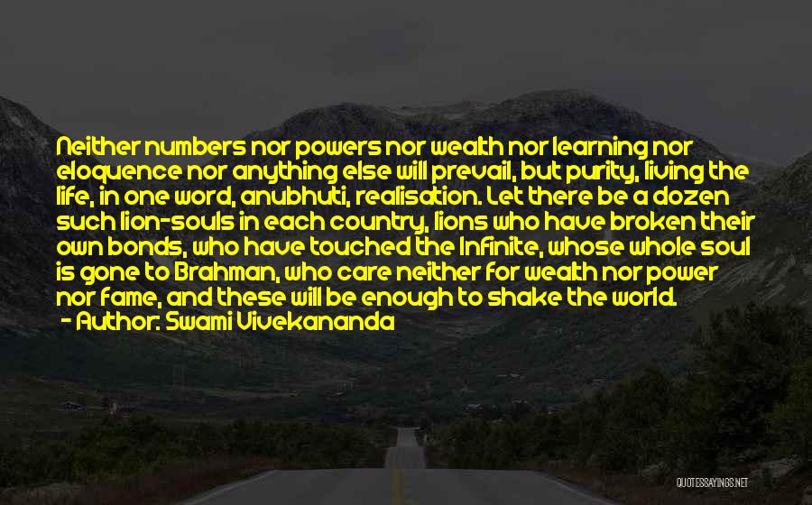 Power In Numbers Quotes By Swami Vivekananda