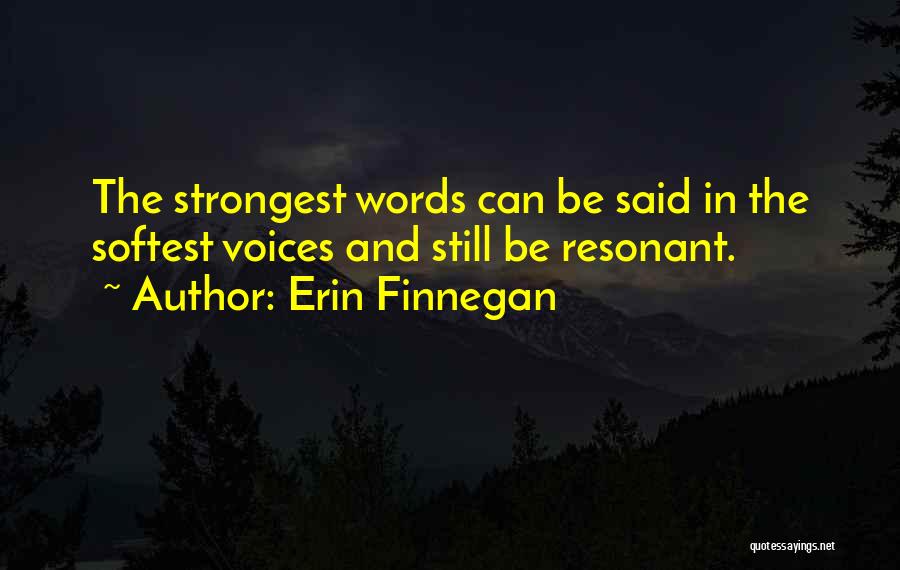 Power In Words Quotes By Erin Finnegan