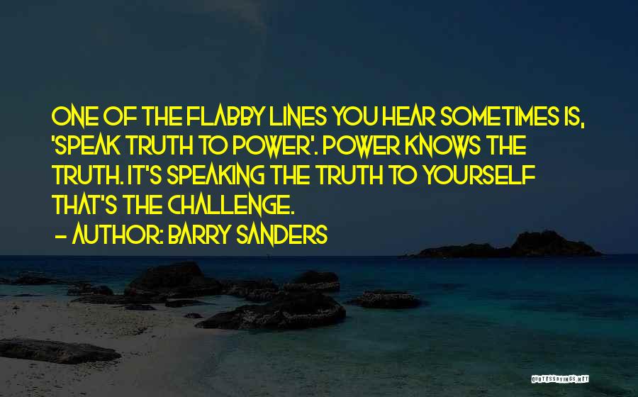 Power Lines Quotes By Barry Sanders