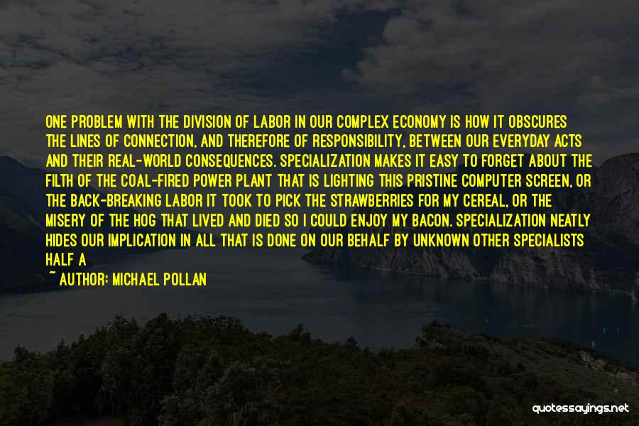 Power Lines Quotes By Michael Pollan
