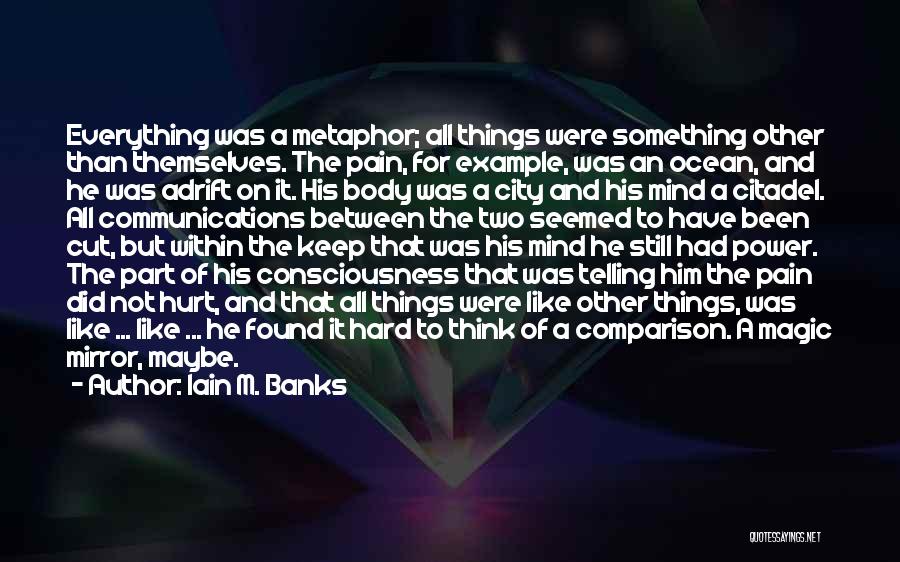 Power Mind Over Body Quotes By Iain M. Banks