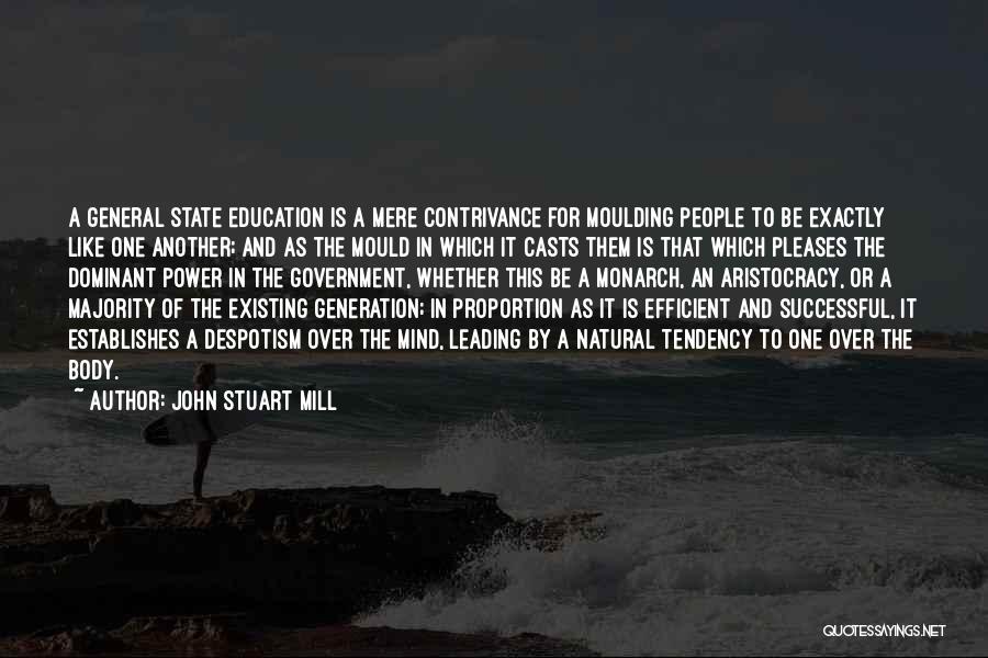 Power Mind Over Body Quotes By John Stuart Mill