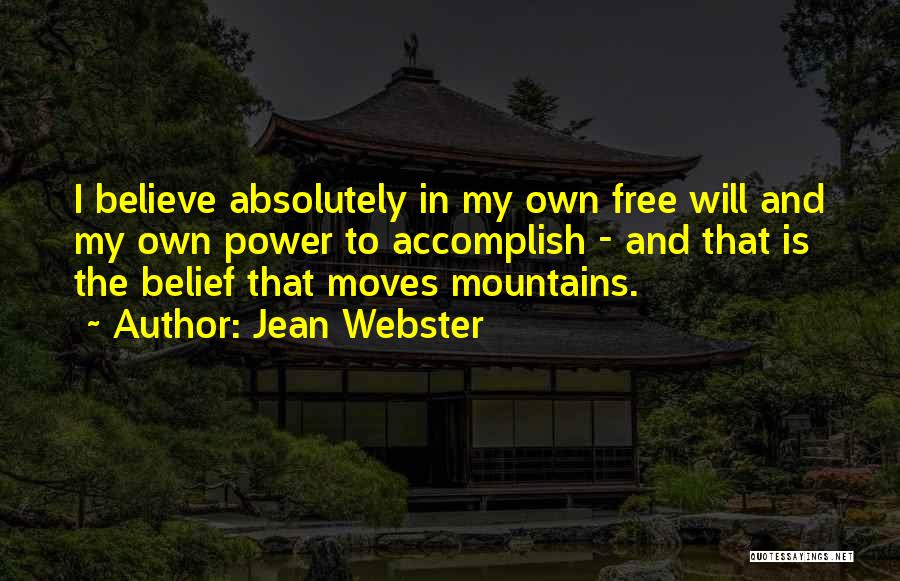 Power Moves Only Quotes By Jean Webster