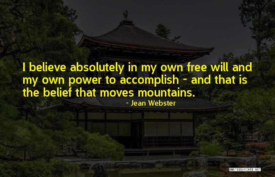 Power Moves Only Quotes By Jean Webster