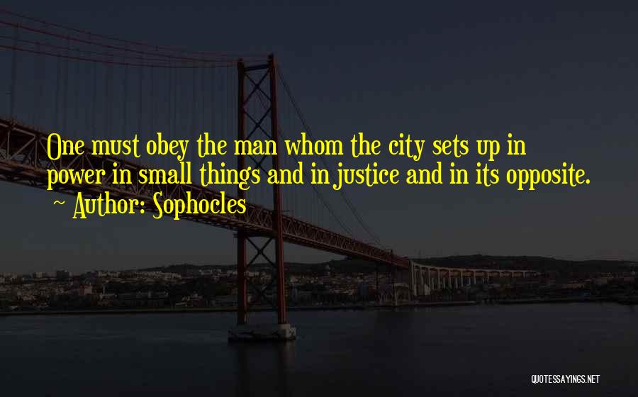 Power Obey Quotes By Sophocles