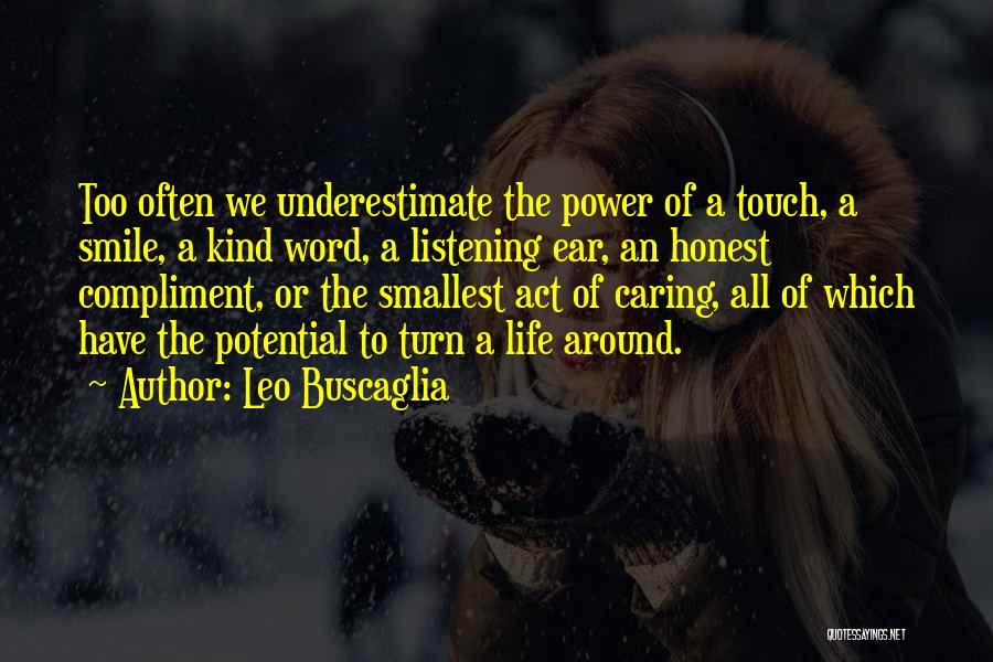 Power Of A Word Quotes By Leo Buscaglia