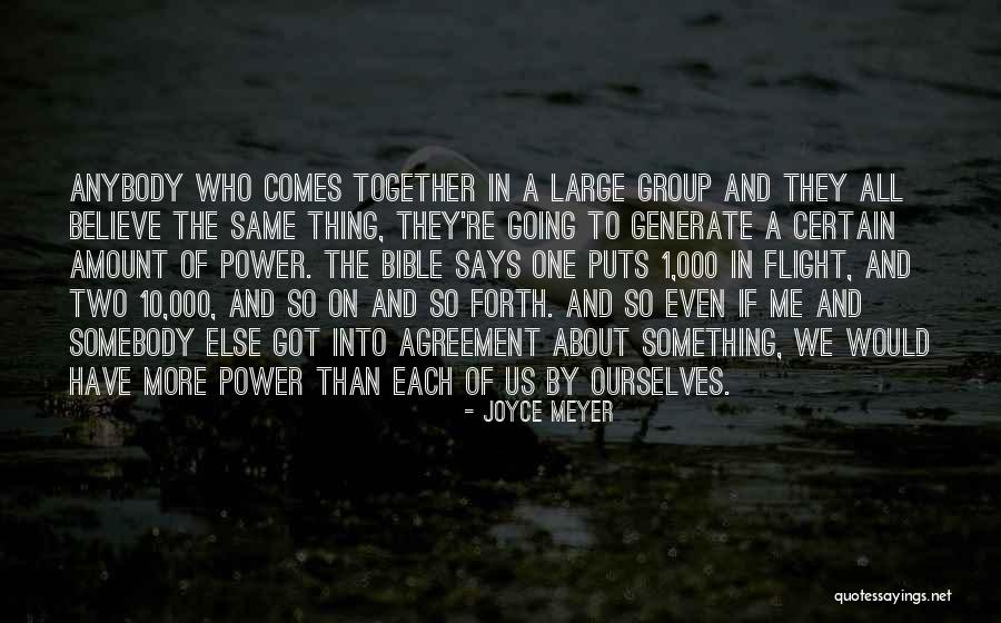 Power Of Agreement Quotes By Joyce Meyer Power Of Agreement Quotes By Joyce Meyer