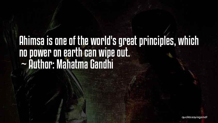 Power Of Ahimsa Quotes By Mahatma Gandhi