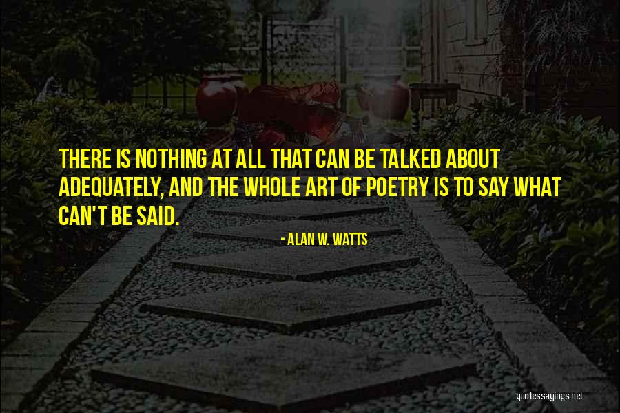 Power Of Art Quotes By Alan W. Watts