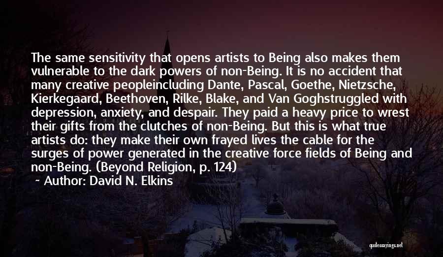 Power Of Art Quotes By David N. Elkins