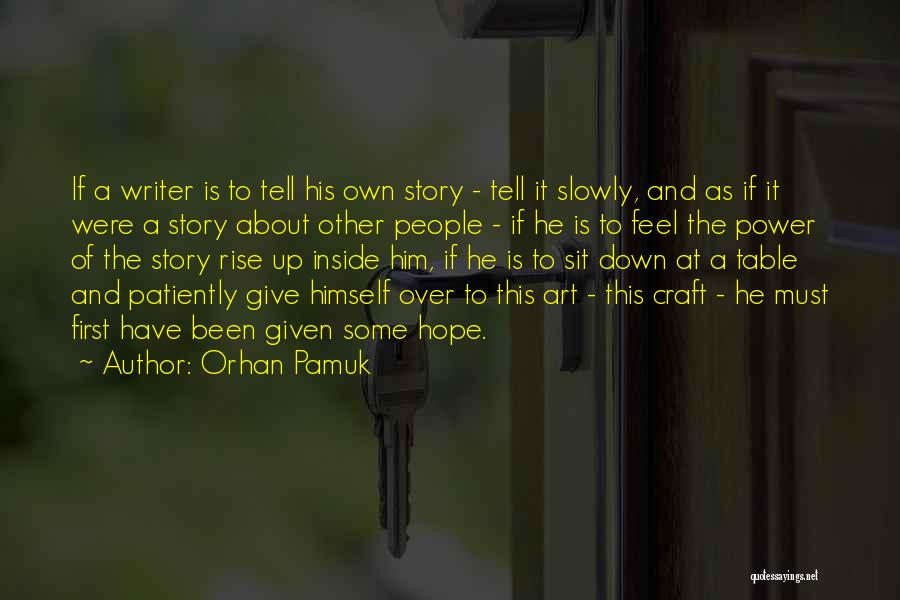 Power Of Art Quotes By Orhan Pamuk