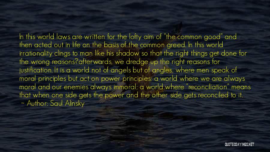 Power Of Common Man Quotes By Saul Alinsky