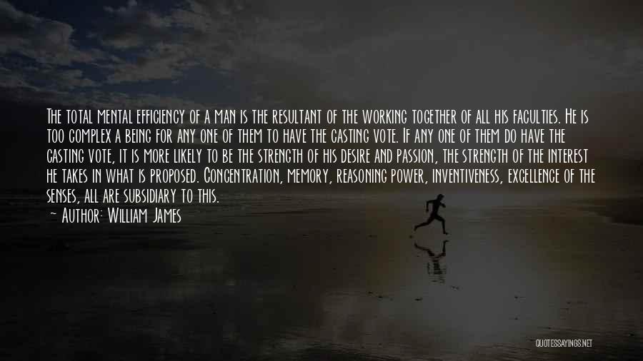 Power Of Concentration Quotes By William James