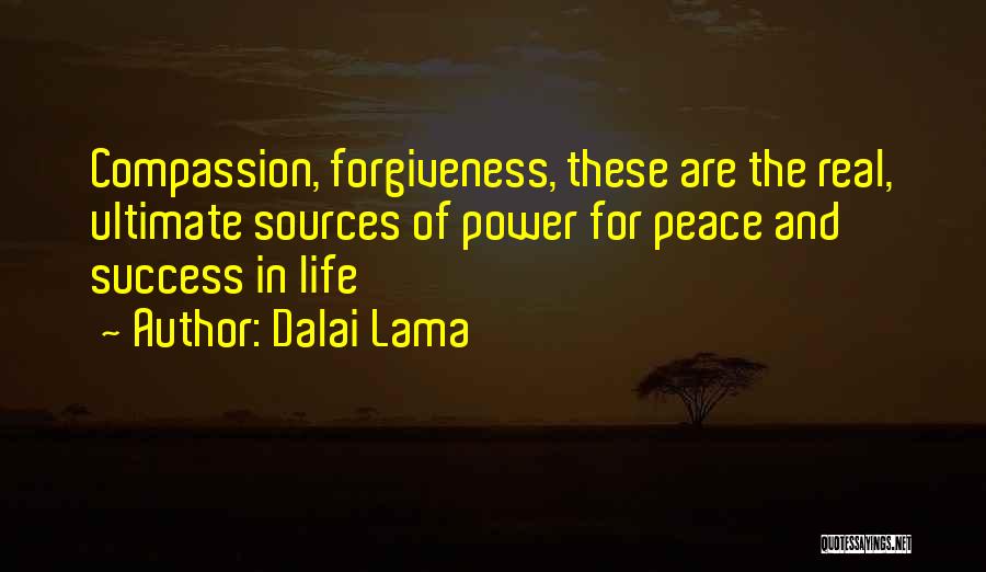 Power Of Forgiveness Quotes By Dalai Lama