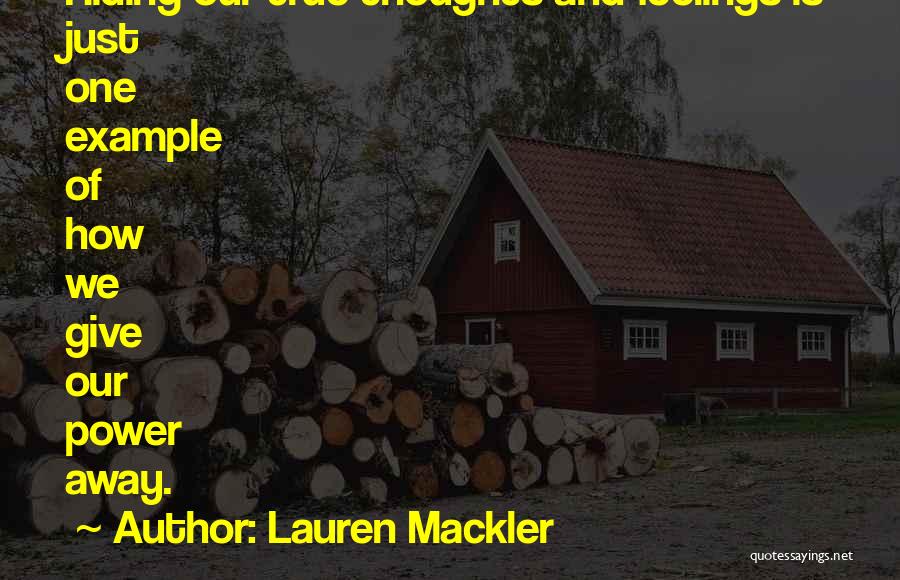 Power Of Giving Quotes By Lauren Mackler