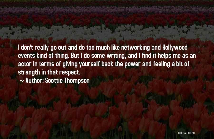 Power Of Giving Quotes By Scottie Thompson